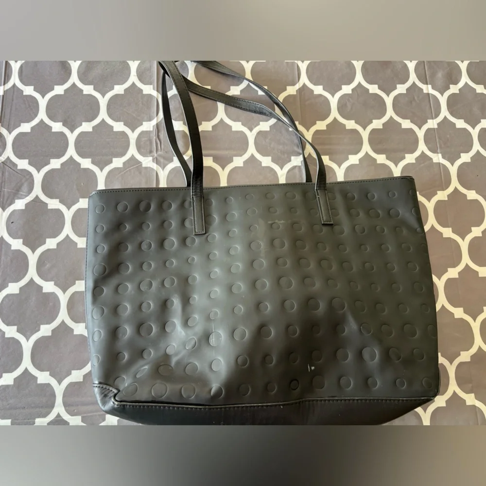 Lululemon For The Fun Of It 13L Circles Large Black Tote Bag